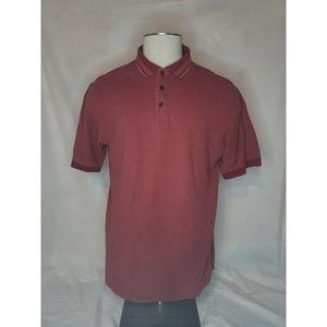 VTG LL BEAN LARGE MEN RED POLO SHIRT